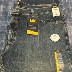 Lee Men's Relaxed Fit Jeans - Dark Blue